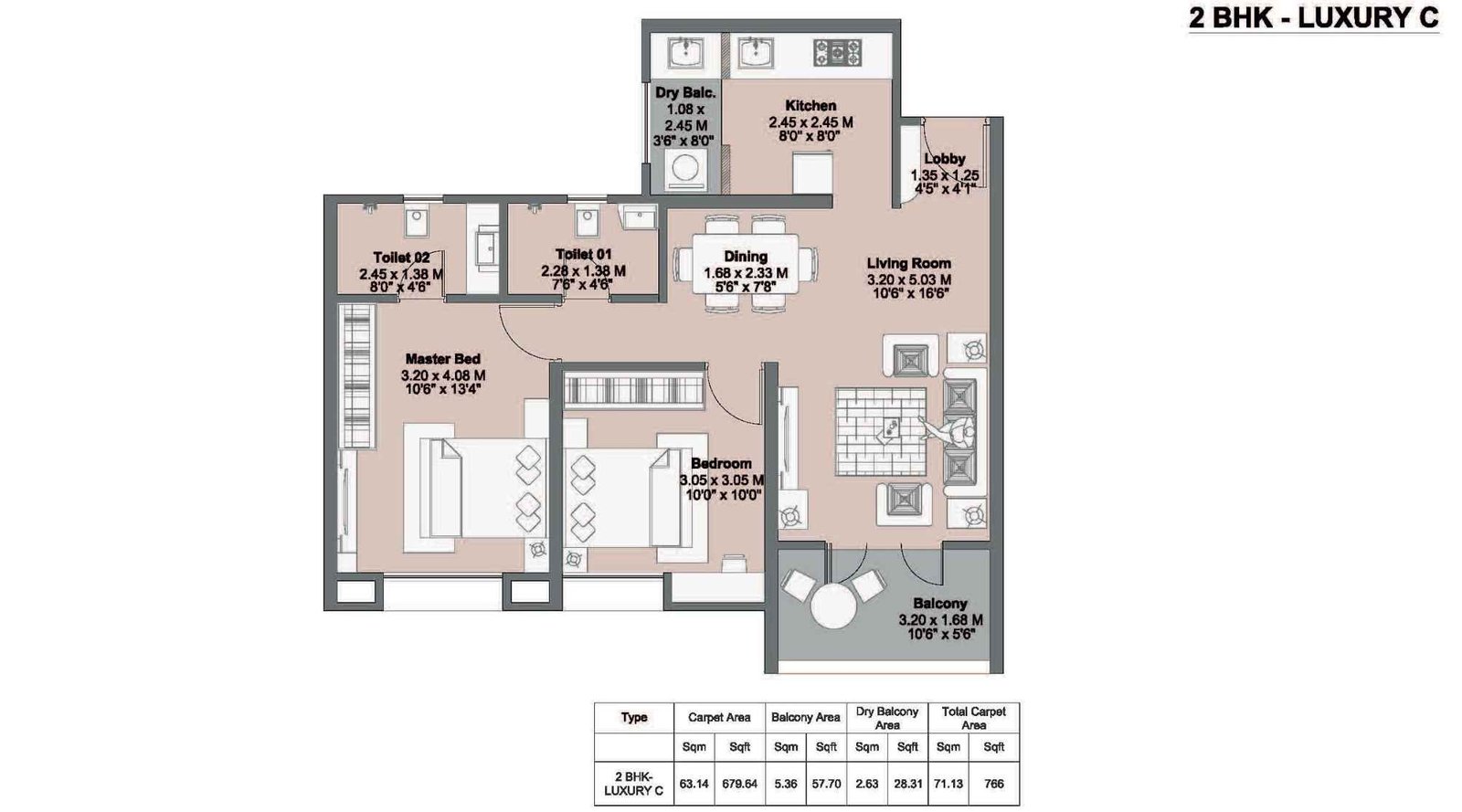 Kohinoor-Riverdale-floor-plan-2-bhk-766-sqft-c