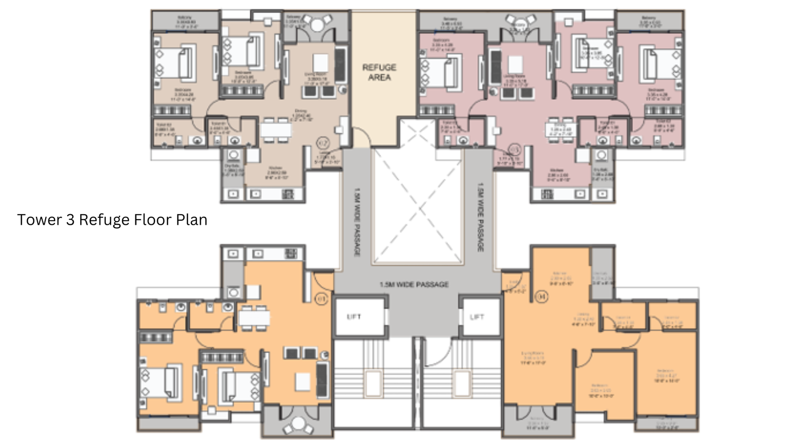 Kohinoor-Viva-Pixel-Tower-3-Refuge-Floor-Plan